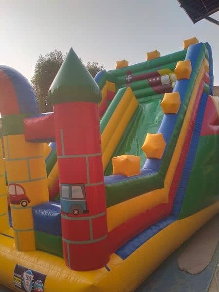 token rides jumping castle jhuly slides kids kiddi 16