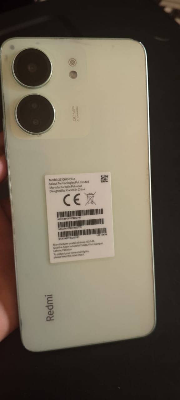 Redmi 13C only one month used 11 months warranty baaki ha 1