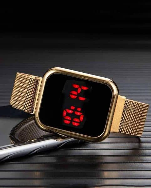 LED Display Digital watch with Magnetic strap 2