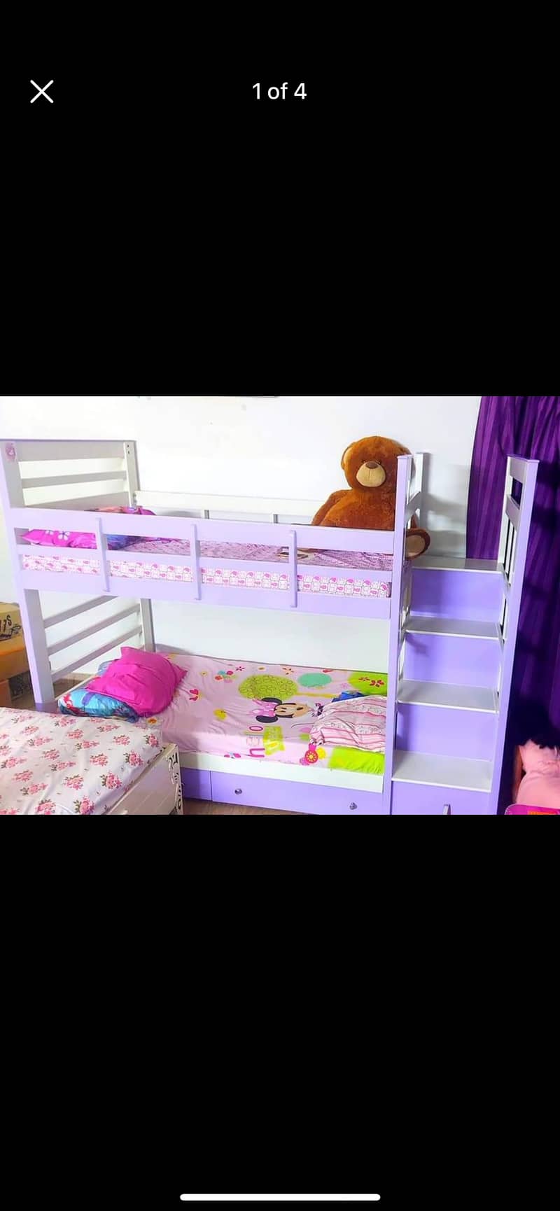 Stylish Solid wood (not ply wood) kids bunk bed 0