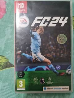 nintendo switch game fc 24 with box