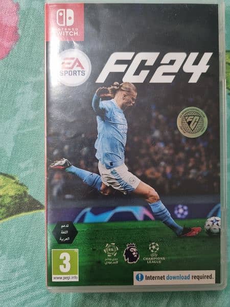 nintendo switch game fc 24 with box 0