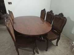 6 chairs + tabel 0321-6-4-9-8-7-4-2