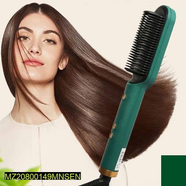 Heat Control Straightener Brush 2