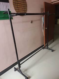 cloth stand double rods