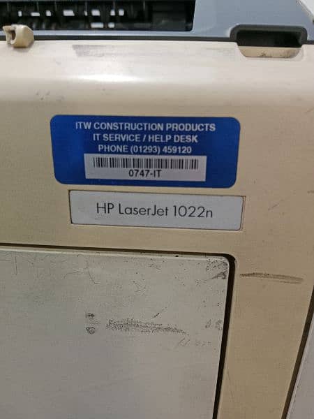 HP PRINTER 1022n 1