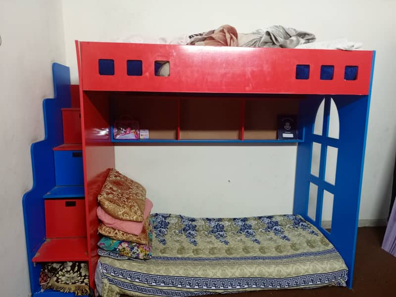 Double bunk kids bed 1