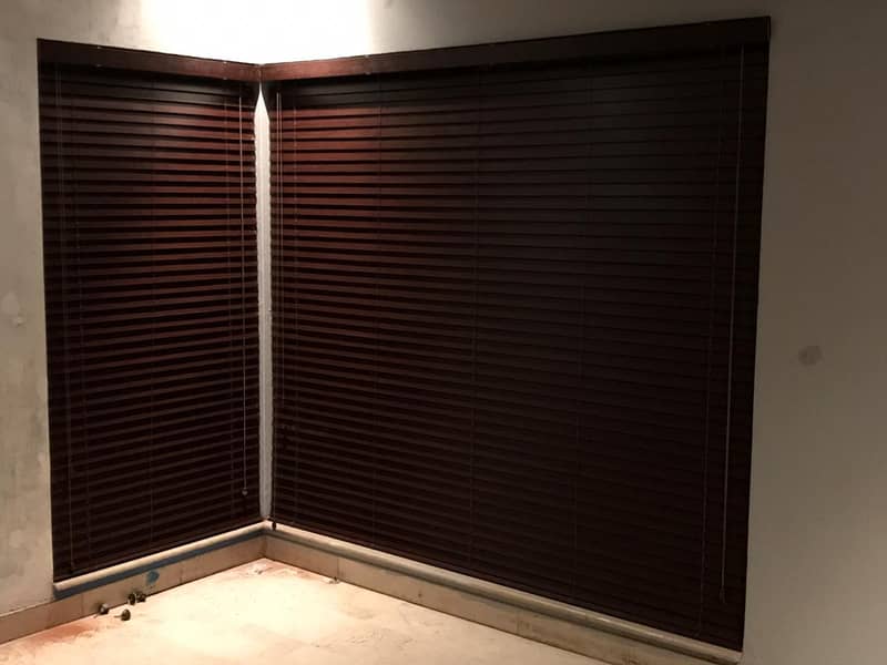 window blinds zebra woooden Blinds decent office and home collection 13