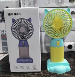 Mini chargable hand fans