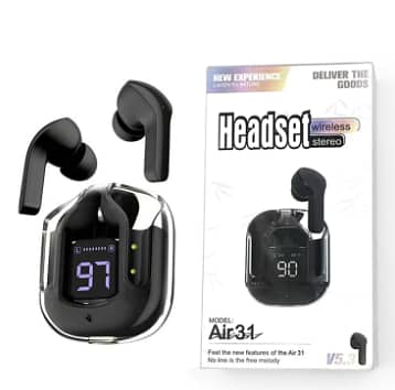"Air 31 Wireless Earbuds: Pure Sound, Ultimate Comfort - Limited Stock 0