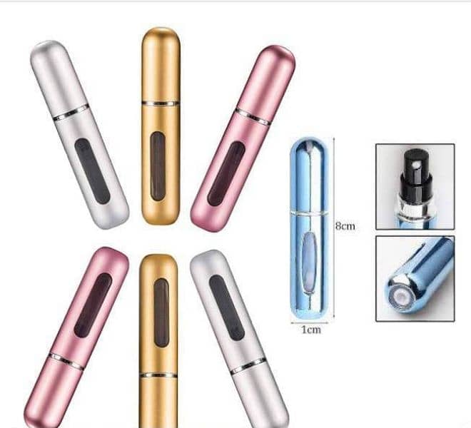 Refillable Mini Perfume  Bottle pack of 3 1