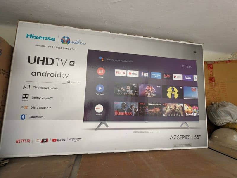 Hisense 4k 55" android led for sale 2