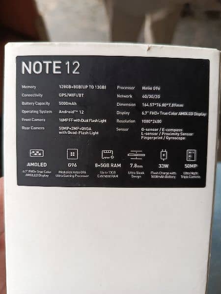 Infinix note 12 8gp 128gp 7