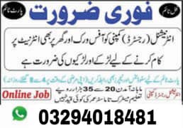 full time required male and female job need staff available