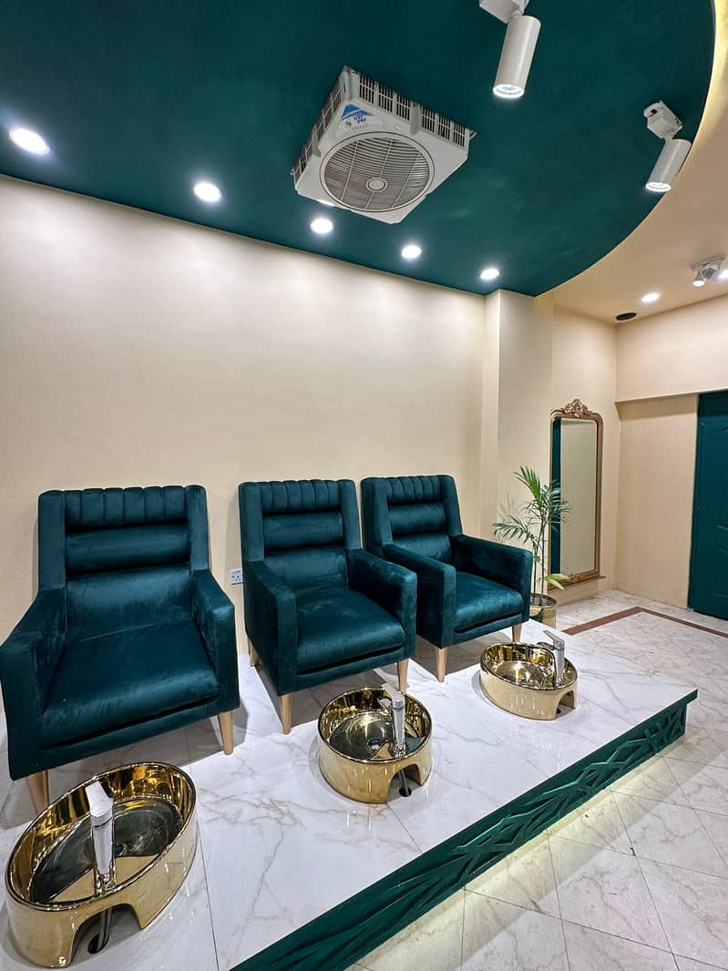 Fully Furnished Nail Salon for Sale in Lahore Gulberg 6