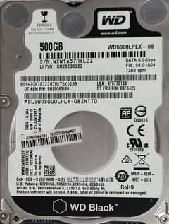 HARD DISK FOR LAPTOP & DESKTOP 500 GB AND 1TB