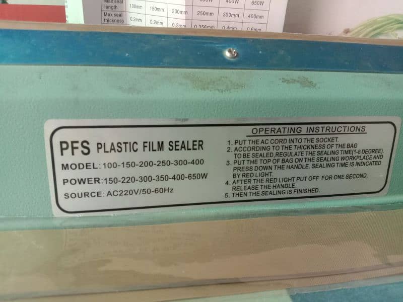 plastic sealing machine 4