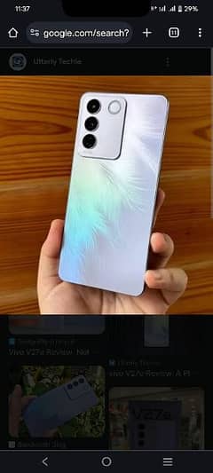 vivo v27e 8 +8 /256  with box and charger