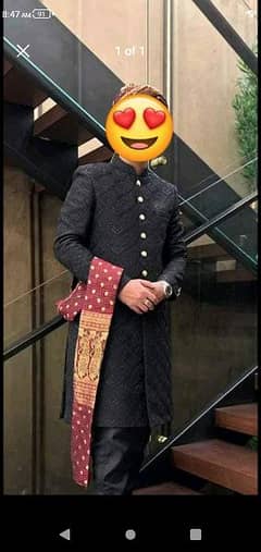 Dulha complete sherwani and coat pent