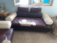 sofa 5 seater 3 & 2 seaters 1 table  used