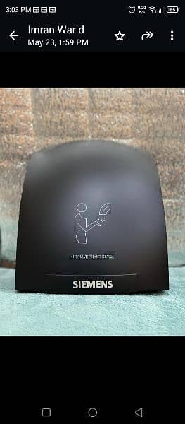 Siemens hand dray plastic body  model no 92001 2