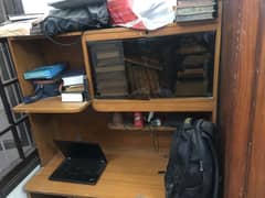 Computer/Study table/book shelf in good condition