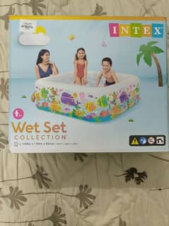 brand new inflatable swimming pool with electric pump for kids
