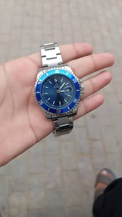 Fitron Crystal Blue Classy Mens Watch