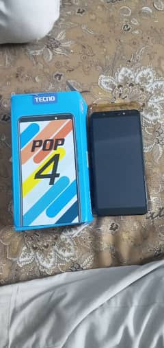 tecno pop  4 ram 2 rom 32 only box  spker ki awaz pati hn 03211165562