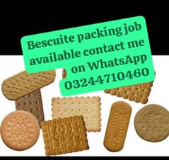 Bescuite packing job available