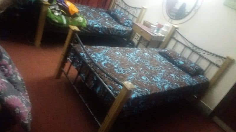 Two Single Beds, mattress, Dressing, Couch 3