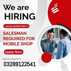 Salesman || Jobs in Lahore || Urgent Hiring