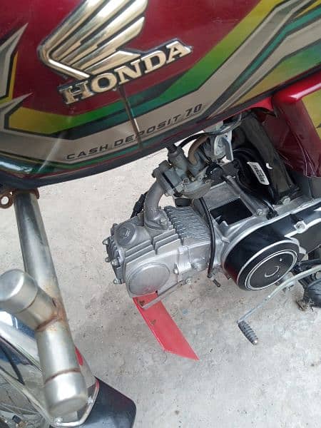 Honda CD 70cc model 2023/24 urgent for sale ha 1