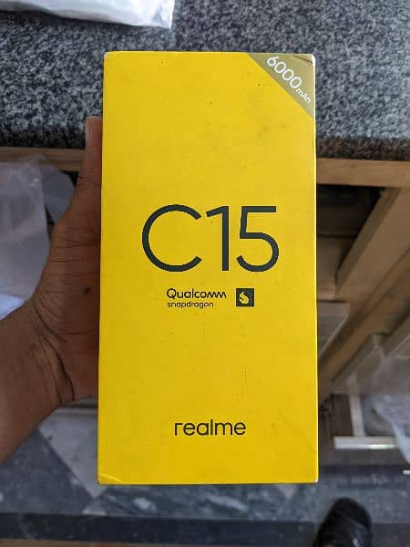 realme c15 3\64 with box exchange also possible 3