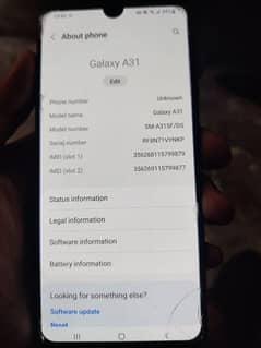 Samsung a31 pta approved 8/128 condition 8/10