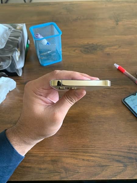 I phone 12 pro Max Gold 128 GB (PTA) with Box 1