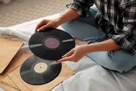 Antique Records for Decoration