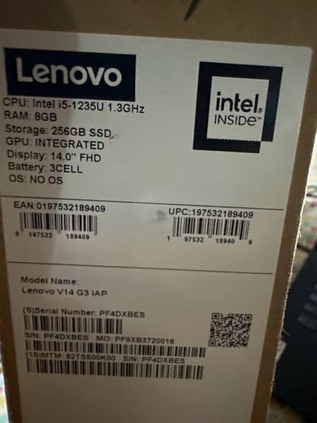 Lenovo v14 g3 IAP i5 12th generation 1