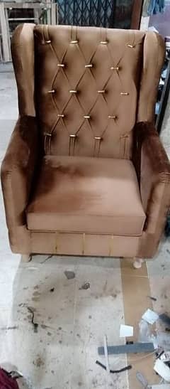 7 seter brand new  2 chair long back and s s work and sitlish kusham