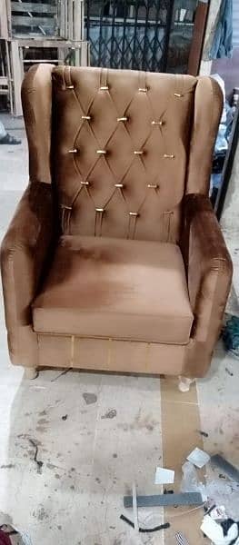 7 seter brand new  2 chair long back and s s work and sitlish kusham 1
