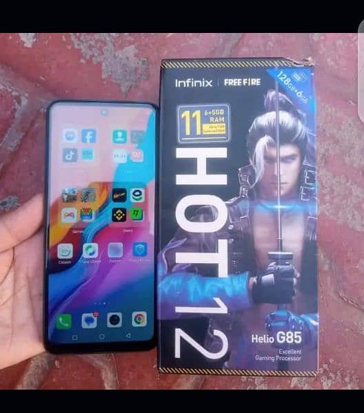 Infinix hot 12 ram 6 GB memory 128 1