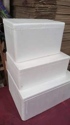 thermocole box, dry ice