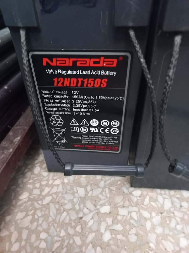 Narada battery for sale urgent 0