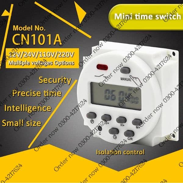 Digital Timer Socket Switch LCD Timing Programmable Outlet Sw 9