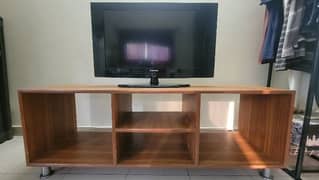 modern tv console/book cabinet