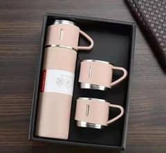 Vacuum Flask set with 3;Cups ,500 ml