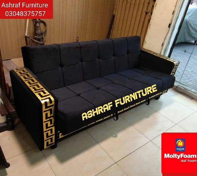 Sofa cum bed/Dewan/Double cumbed/Sofa/L Shape/combed/Bed Set/MoltyFoam 11