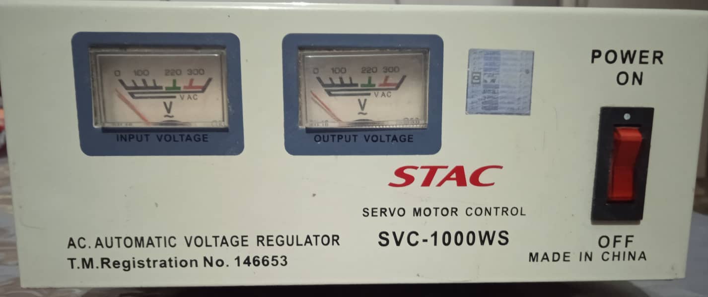 Stac servo motor control automatic voltage regulator 0