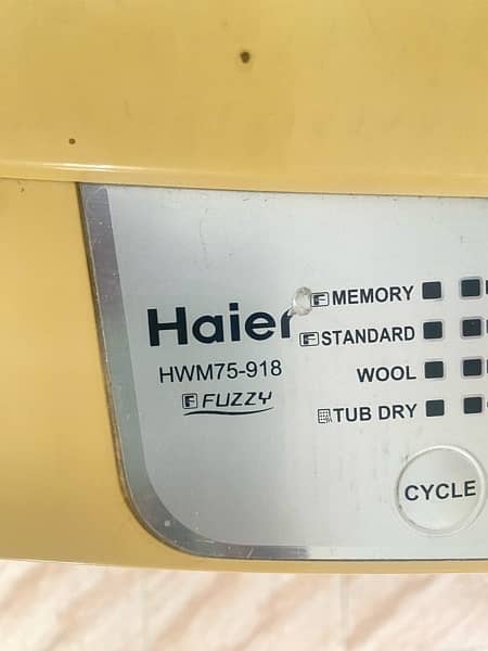 Haier Automatic washing machine 7