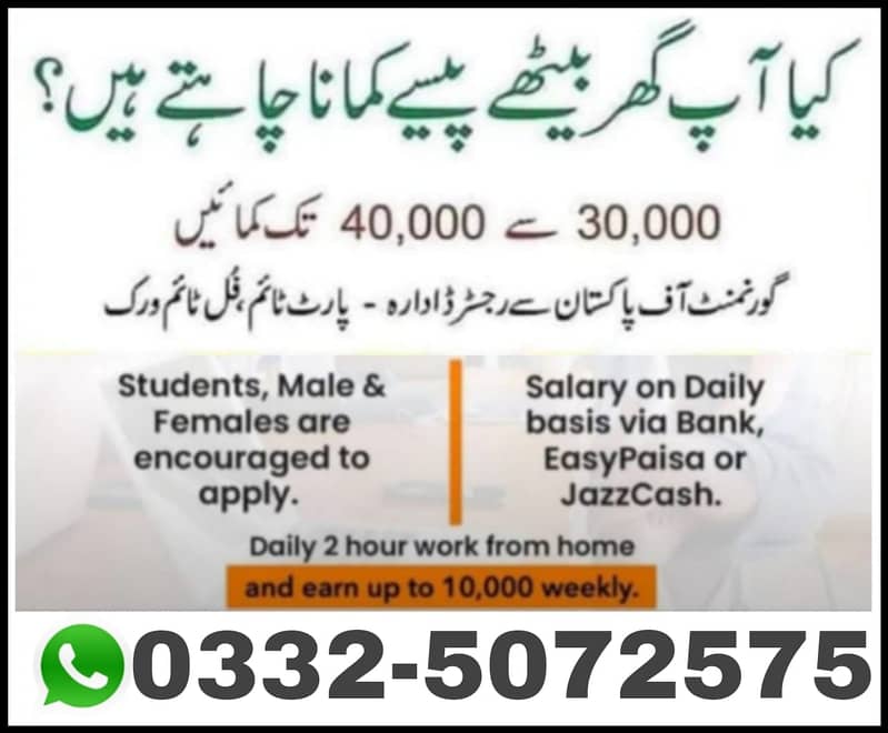 Online Jobs Oppertunity PartTime & FullTime Available Daily Payments 0